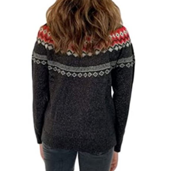 Weatherproof Vintage Ladies' Fairisle Sweater - Picture 4 of 7